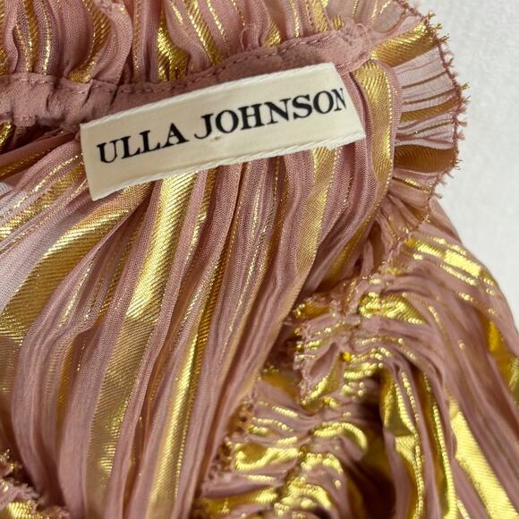 Ulla Johnson Averil Mini Dress 0 Pink Gold NEW - Picture 11 of 13